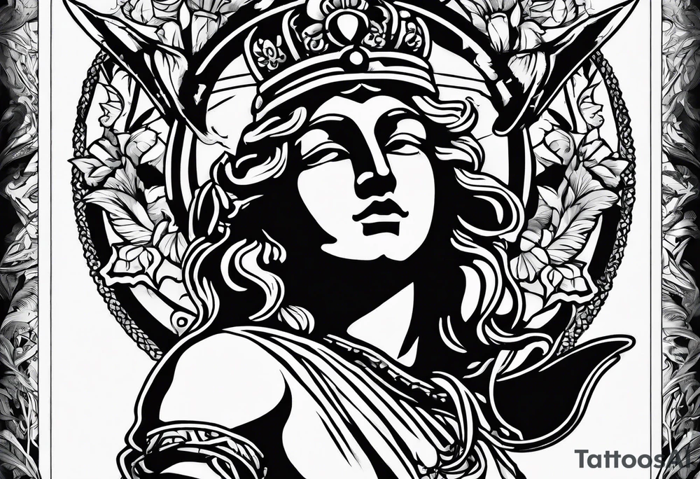 Statue of David tattoo idea