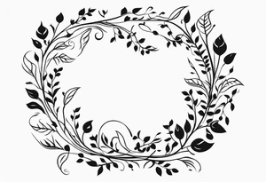 Sleeve tattoo. Vines wrapping around the upper arm. tattoo idea