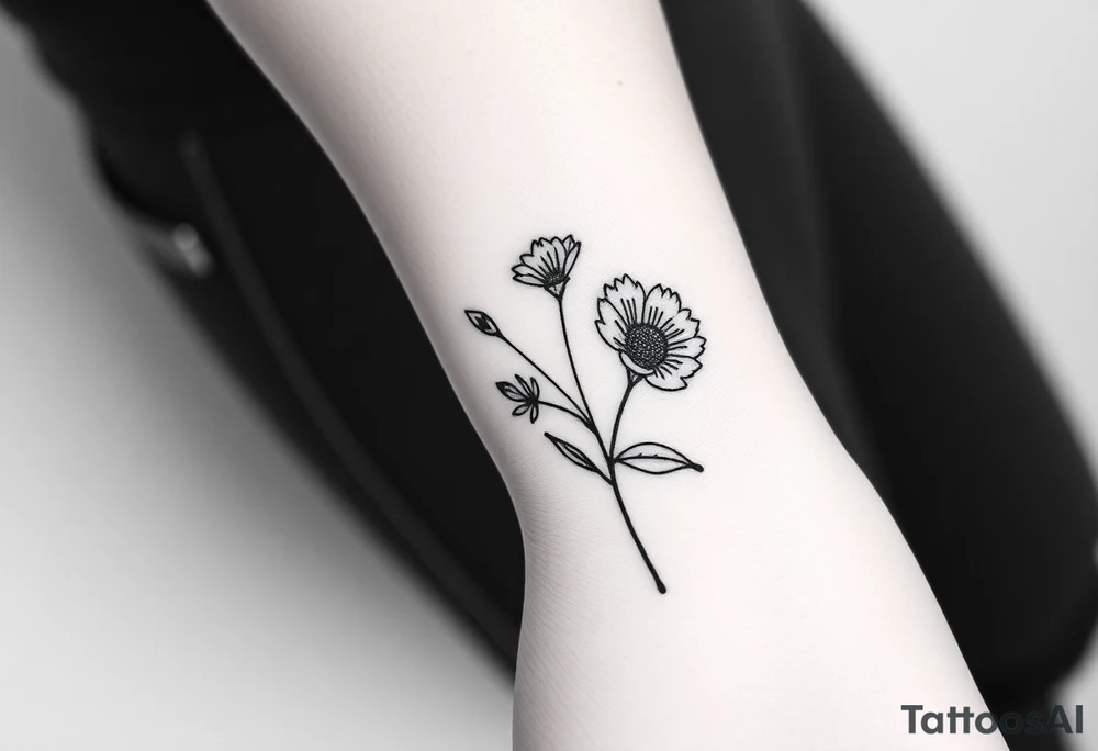 Floral urology inspired tattoo tattoo idea