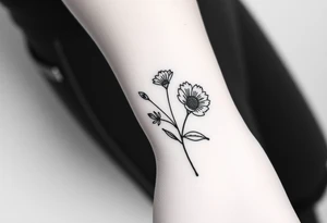 Floral urology inspired tattoo tattoo idea