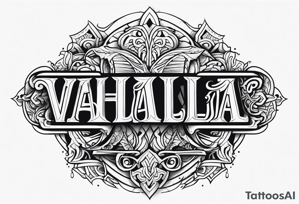 Valhalla tattoo idea