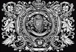 Thomas skinner coat of arms tattoo idea
