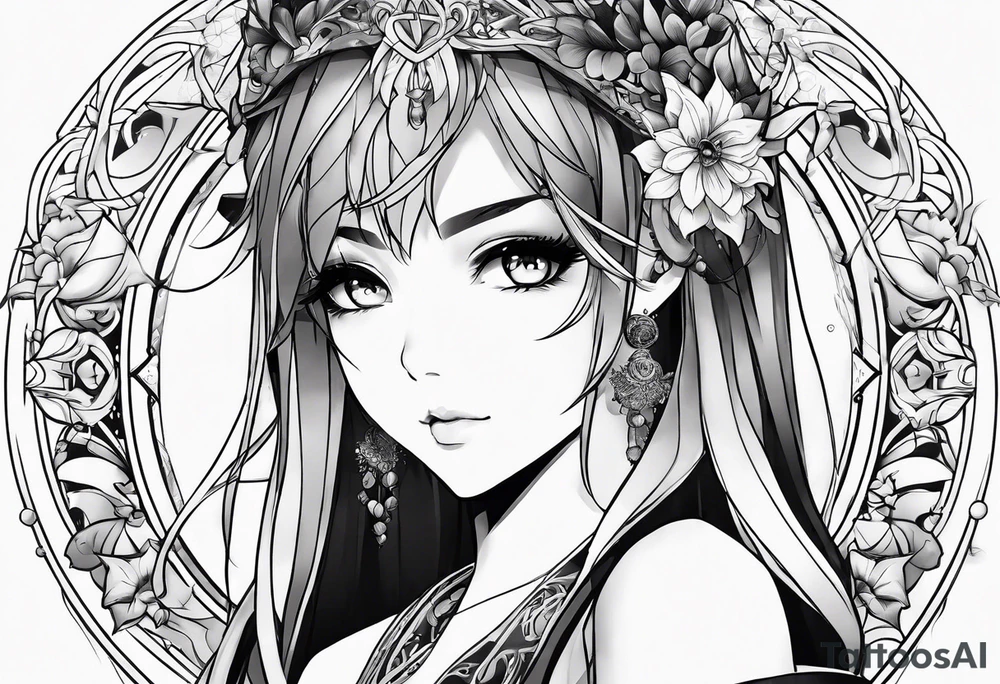 animetry anime tattoo tattoo idea
