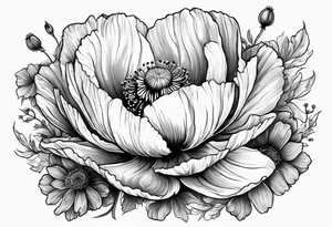 Cosmos, Poppy’s tattoo idea