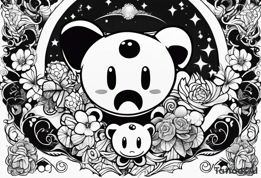 Kirby from Nintendo tattoo idea