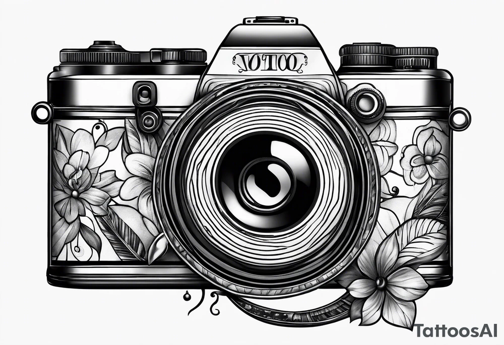 camera tattoo idea