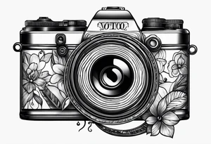 camera tattoo idea