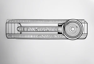 Band tool on elbow tattoo idea