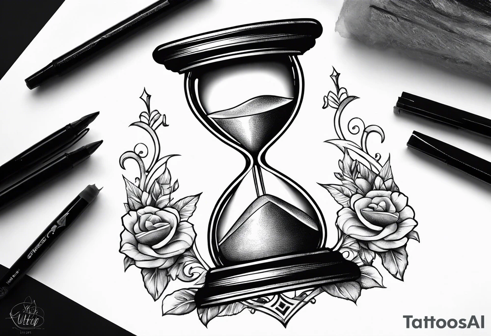 Hourglass tattoo idea