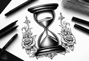 Hourglass tattoo idea