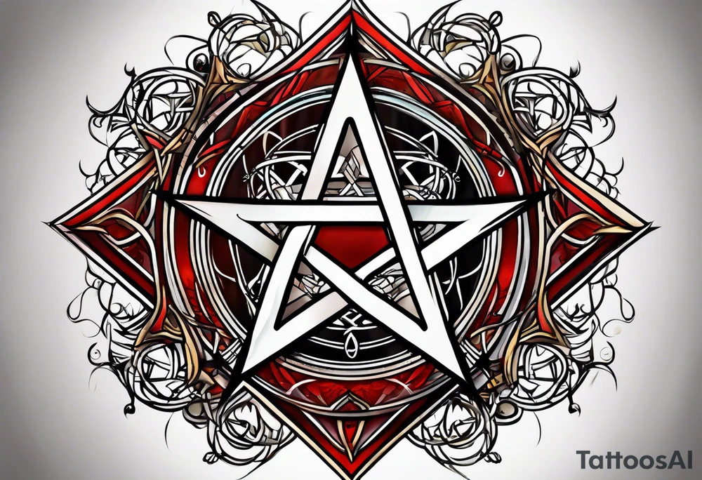 Sigil pentagram tattoo idea