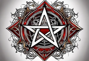 Sigil pentagram tattoo idea