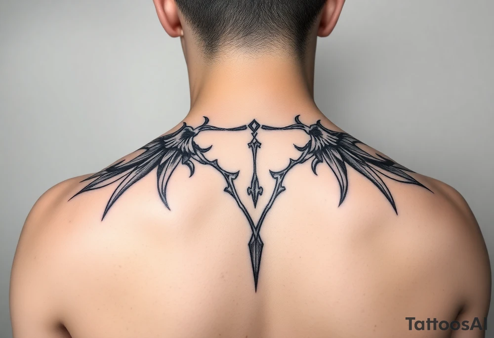 female kinky fetish latex dominatrix tattoo style tattoo idea