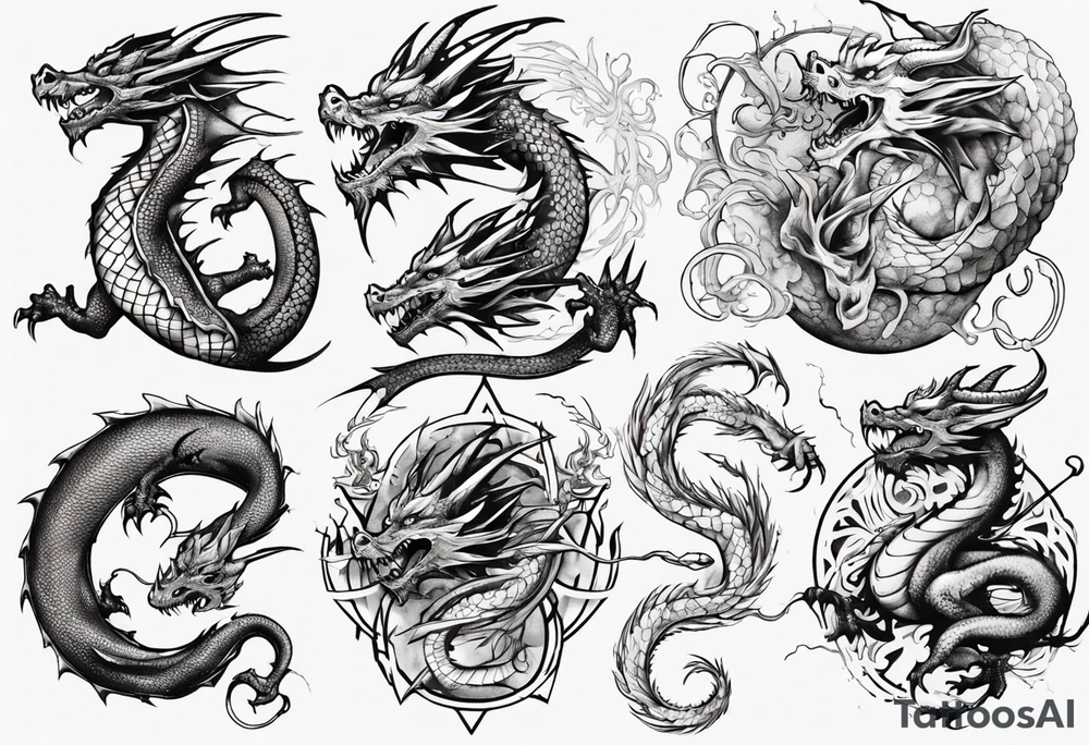 dragon tattoo tattoo idea