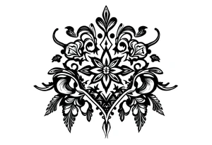 Chicano bandana pattern tattoo idea