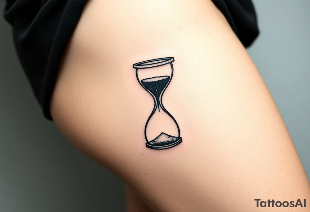 hourglass tattoo idea