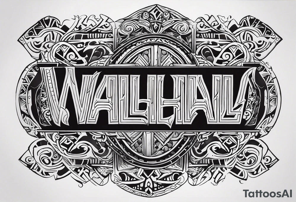 Valhalla tribe tattoo idea
