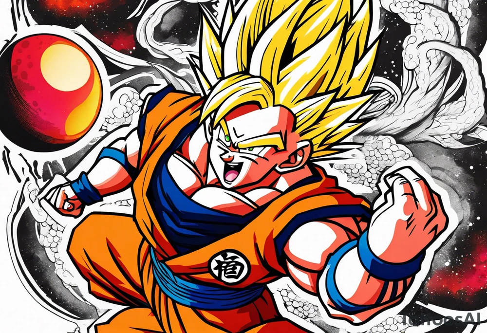 dragonball z tattoo idea