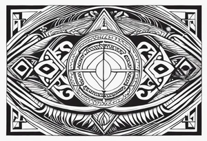 The symbol of the moluccan Parang salawaku tattoo idea