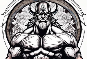 zeus fighter captain america tattoo idea