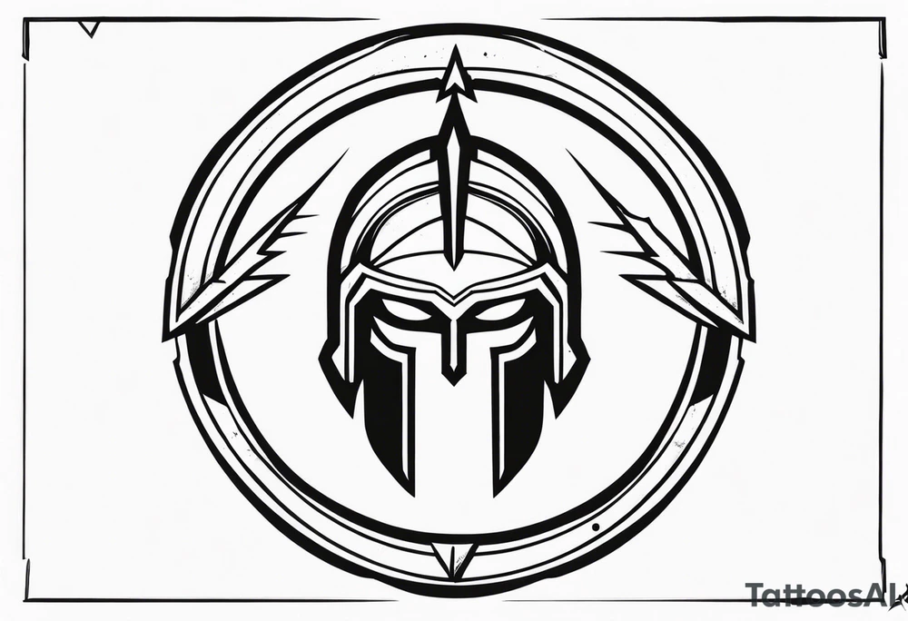 Ancient spartan symbol tattoo tattoo idea