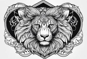 strength tattoo idea