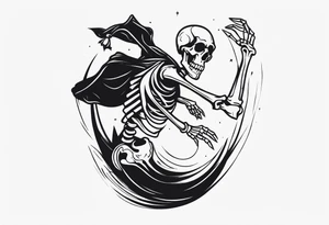 Skeleton Dancing tattoo idea