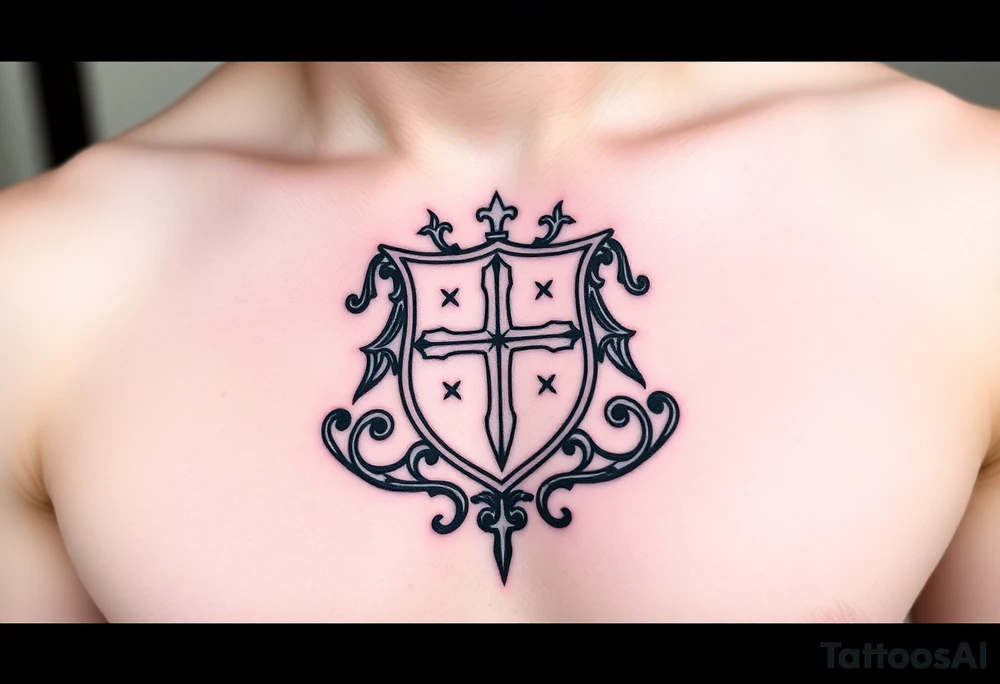 Smith, Irish crest. Mideval style. tattoo idea