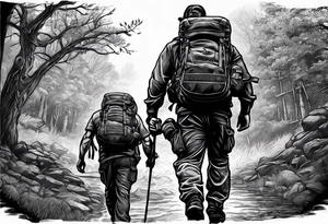 Rucking, brotherhood, fitness, GrowRuck tattoo idea