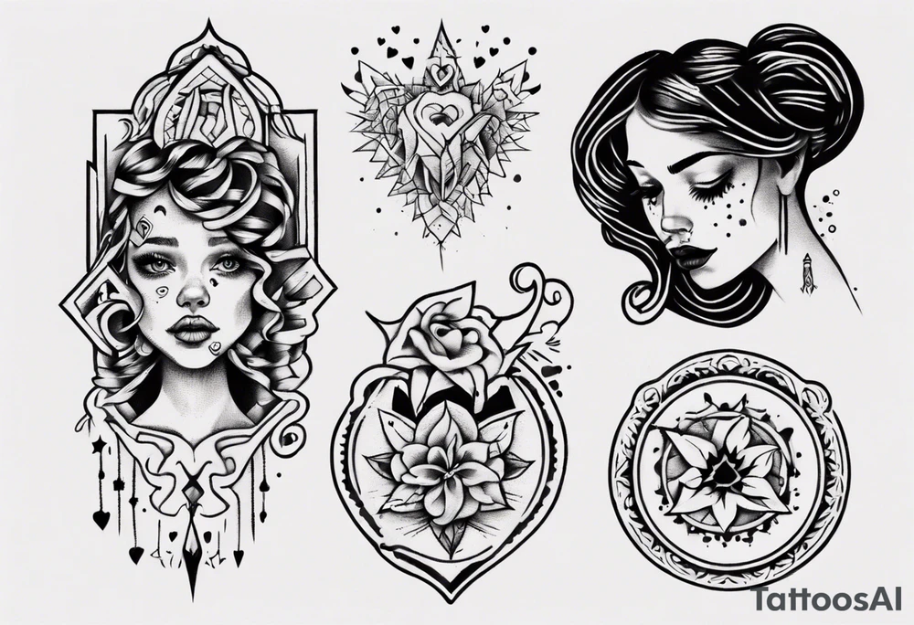 Small tattoo love sibling tattoo idea