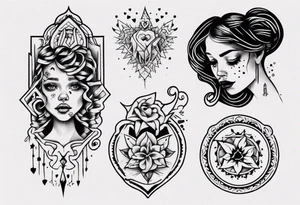 Small tattoo love sibling tattoo idea