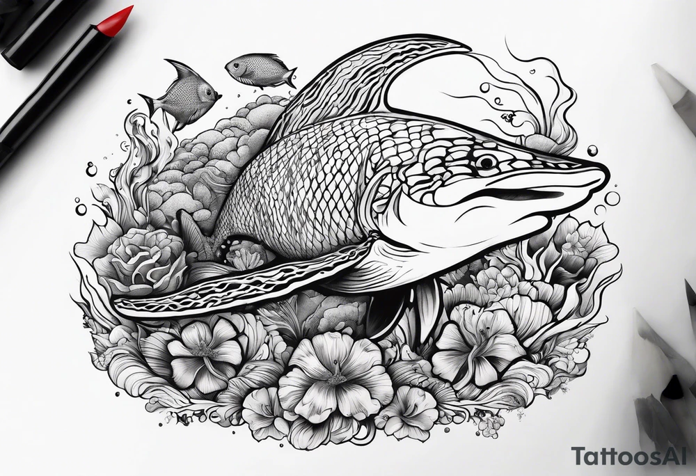 small sealife tattoo tattoo idea