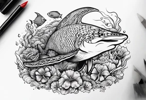 small sealife tattoo tattoo idea