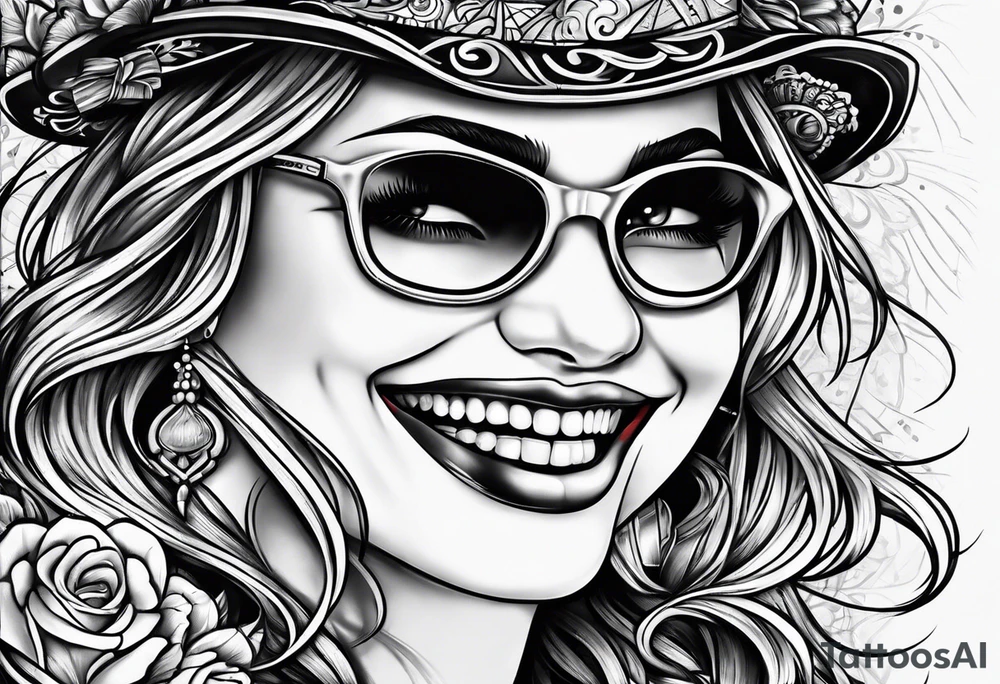 smile tattoo idea