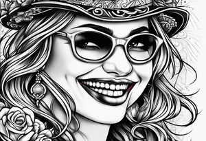 smile tattoo idea
