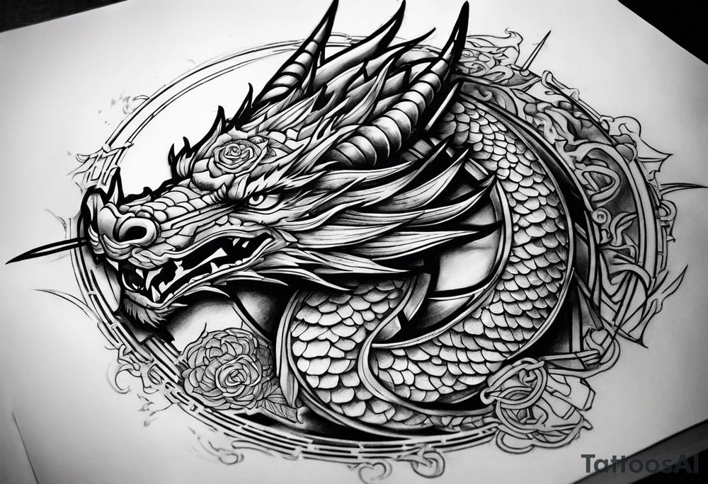 Dragon shogun star wars army tattoo idea