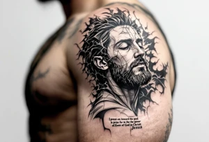 I press on toward the goal for the prize of the upward call of God in Christ Jesus tattoo idea