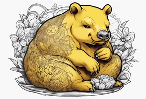 Drowzee eating dreams tattoo idea
