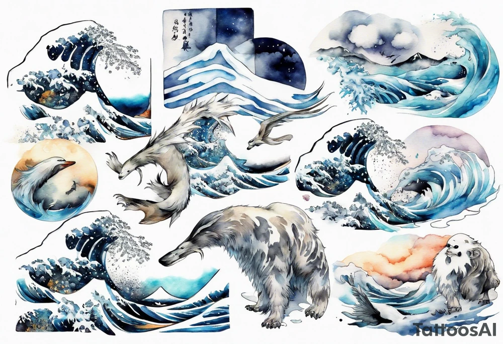 an in the arctic tattoo idea