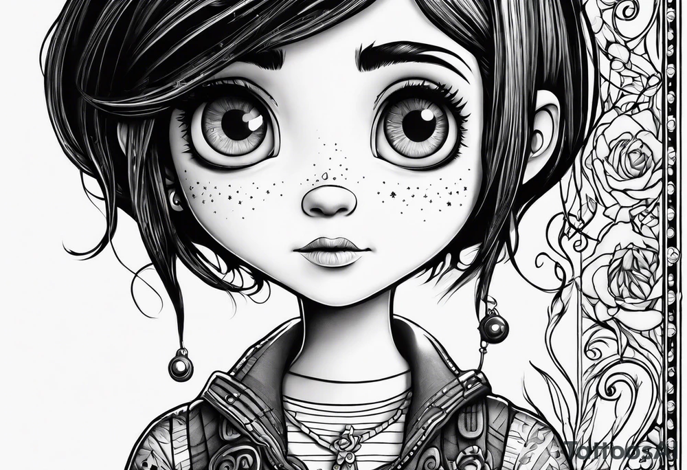 coraline and the secret door Film tattoo idea