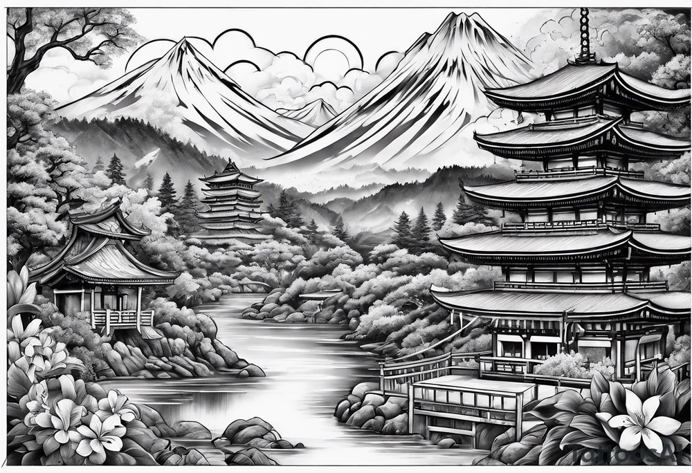 Hells paradise tattoo idea