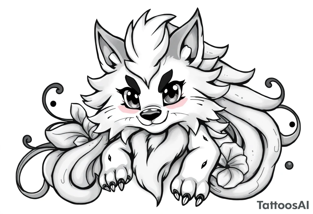 furry cartoon fursona ANTHROPOMORPHIC HUMAN tattoo idea