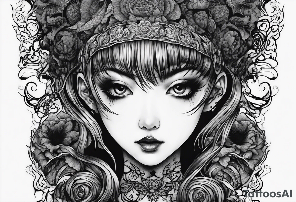 tomie horror junji ito tattoo tattoo idea