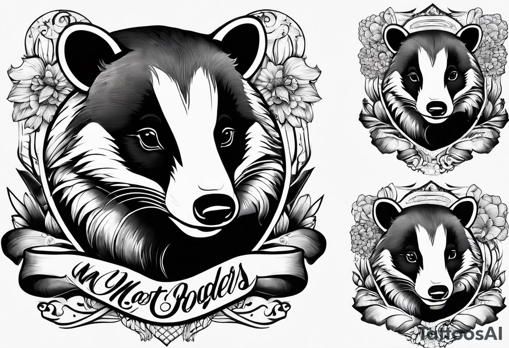 Honey Mc.Badgers tattoo idea