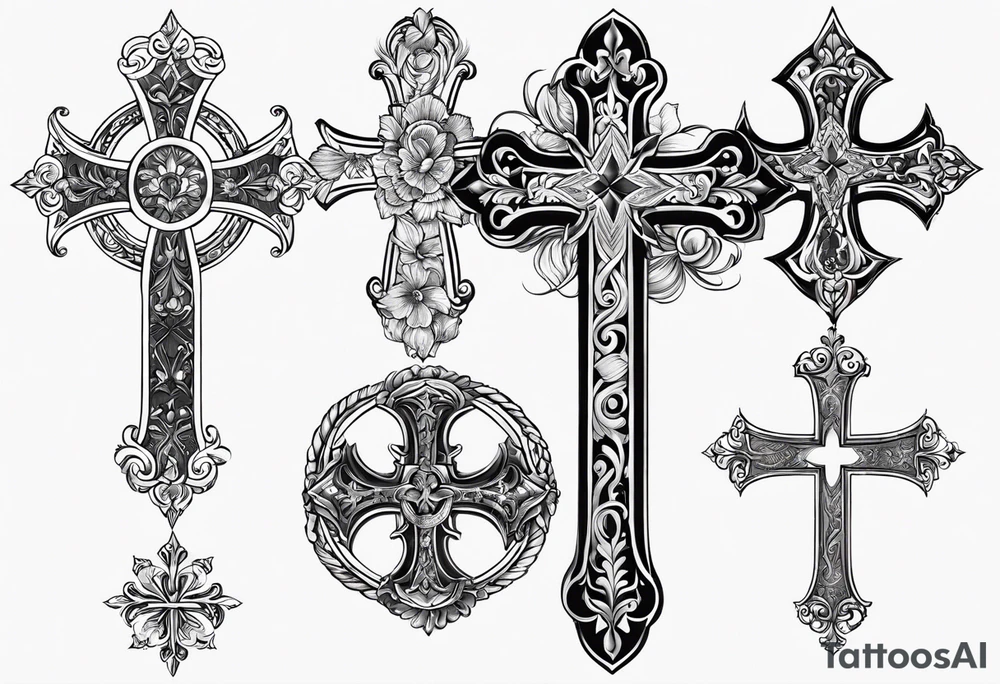 Norwegian cross tattoo idea