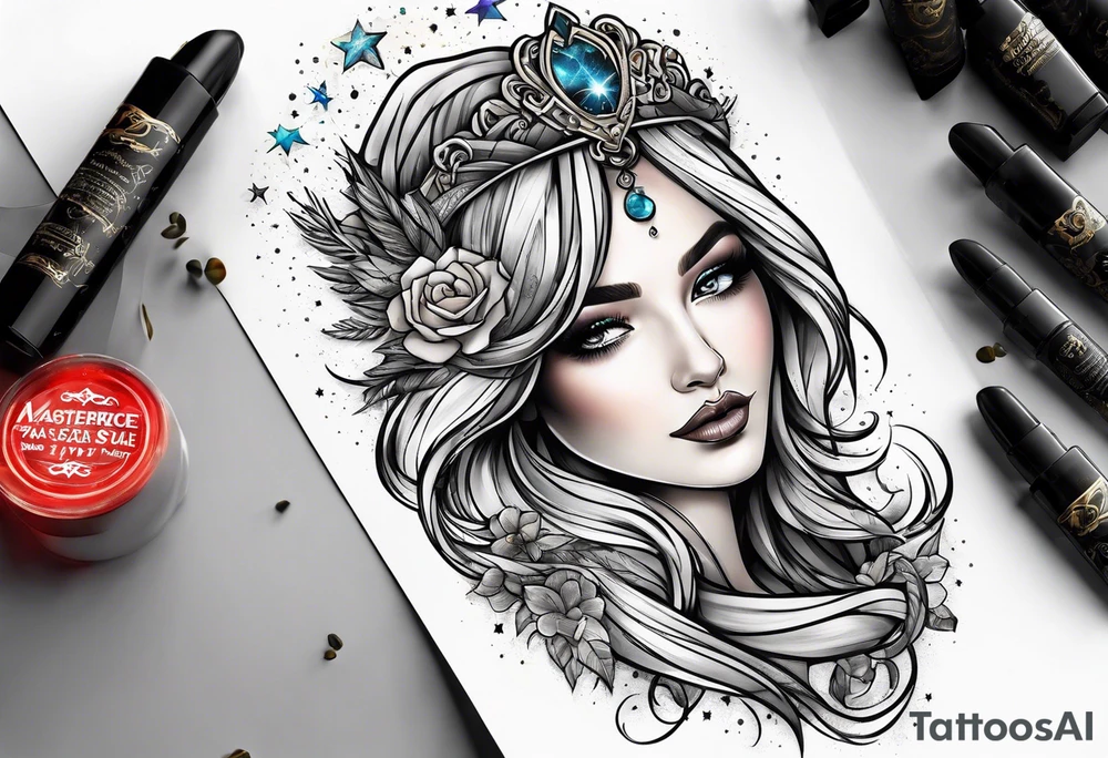 A star in the sky tattoo idea