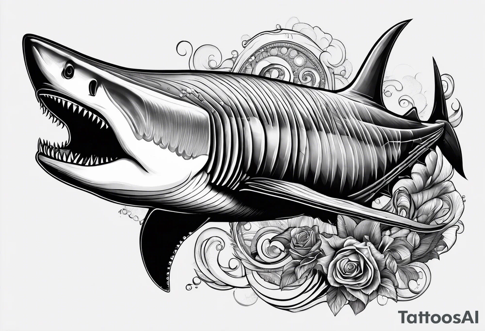 Megalodon tattoo idea