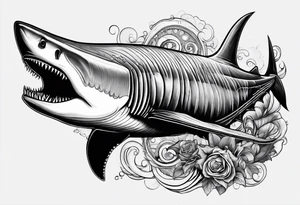 Megalodon tattoo idea