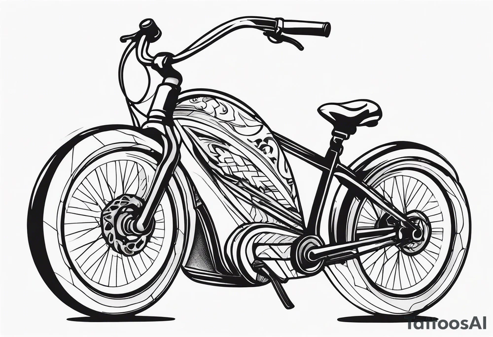 bike ride tattoo idea