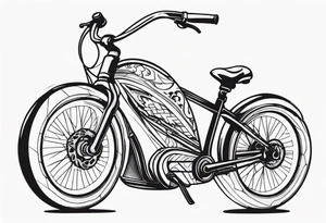 bike ride tattoo idea